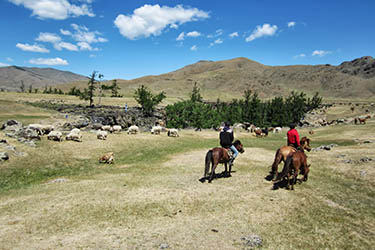 Rando Cheval Mongolie - Voyage, trekking et randonnée